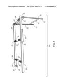 INFEED/OUTFEED ATTACHMENT FOR FACILITATING THE PROCESSING OF SHEET GOODS THROUGH A PROCESSING DEVICE diagram and image