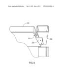 INFEED/OUTFEED ATTACHMENT FOR FACILITATING THE PROCESSING OF SHEET GOODS THROUGH A PROCESSING DEVICE diagram and image