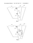 INFEED/OUTFEED ATTACHMENT FOR FACILITATING THE PROCESSING OF SHEET GOODS THROUGH A PROCESSING DEVICE diagram and image