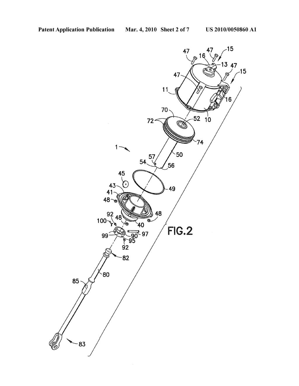 Single-Acting Pneumatic Cylinder for Use on a Locomotive Platform - diagram, schematic, and image 03