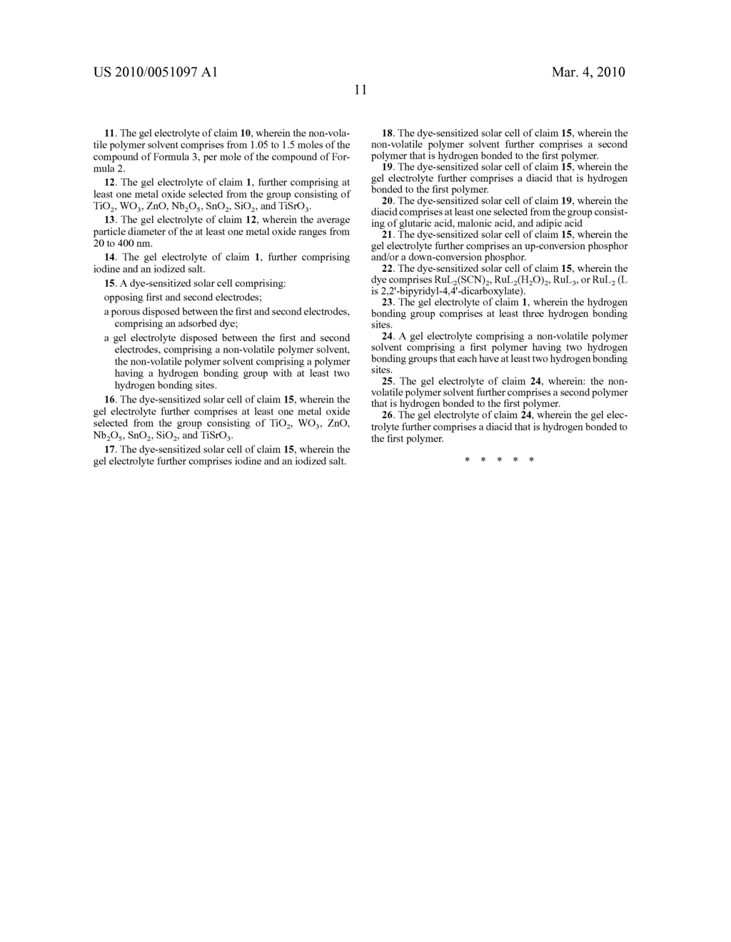 GEL ELECTROLYTE AND DYE-SENSITIZED SOLAR CELL USING THE SAME - diagram, schematic, and image 15