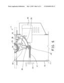 Angle indicating device for table saw diagram and image