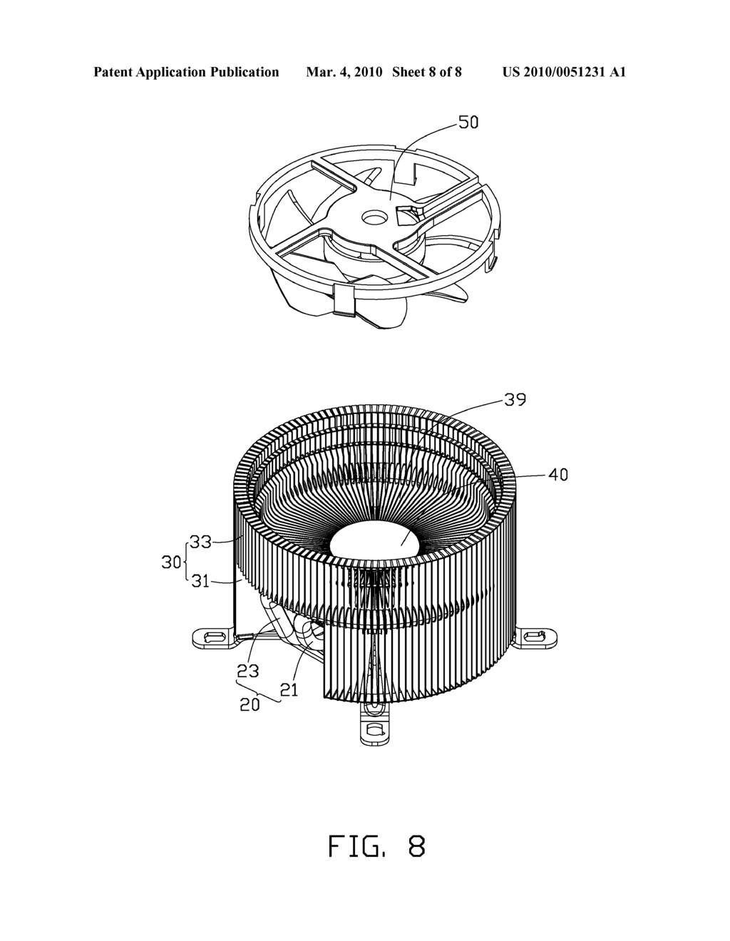 HEAT DISSIPATION APPARATUS HAVING A HEAT PIPE INSERTED THEREIN - diagram, schematic, and image 09