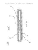 DISSIPATION MODULE,FLAT HEAT COLUMN THEREOF AND MANUFACTURING METHOD FOR FLAT HEAT COLUMN diagram and image