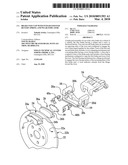 BRAKE PAD CLIP WITH INTEGRATED PAD RETURN SPRING AND WEAR INDICATOR diagram and image