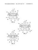 BRAKE PAD CLIP WITH INTEGRATED PAD RETURN SPRING AND WEAR INDICATOR diagram and image