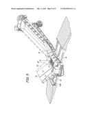 Portable low profile drive-over truck dump conveyor system diagram and image