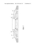 Portable low profile drive-over truck dump conveyor system diagram and image