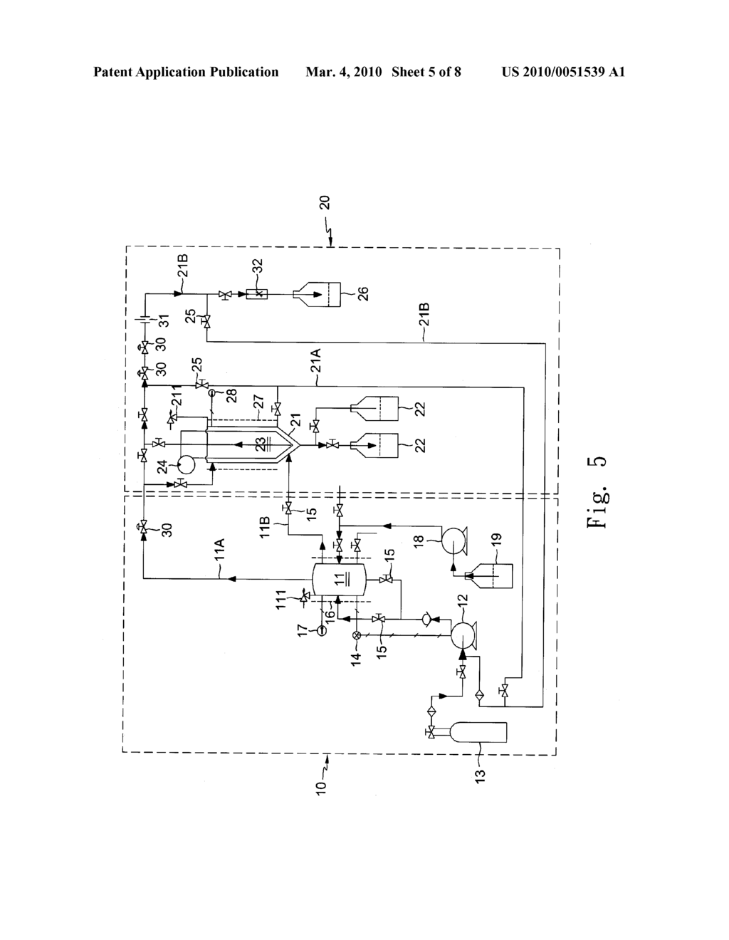 INTEGRATING SYSTEM FOR A PRESSURIZED FLUID GENERATOR AND VORTEX SEPARATOR - diagram, schematic, and image 06