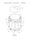 Combinational energy-saving apparatus for heating pot diagram and image