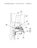 Switching mechanism for stapling modes of a stapler diagram and image