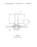 Wiring holding flange and manufacturing method thereof diagram and image