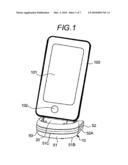 Stand for Portable Electronic Device diagram and image