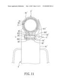 Bicycle accessory device diagram and image