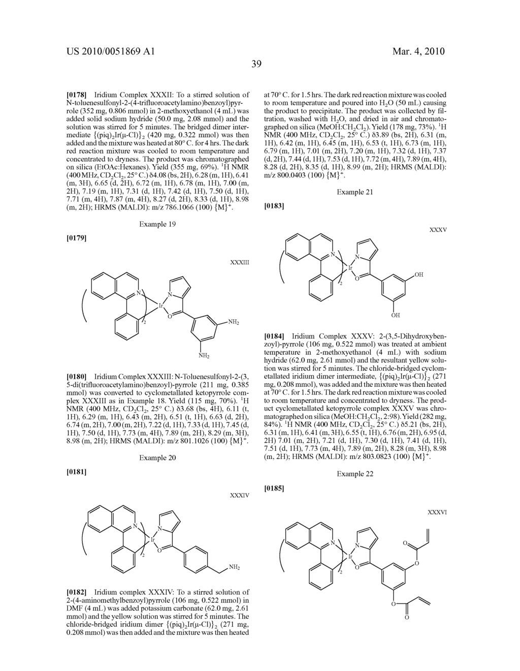 ORGANIC IRIDIUM COMPOSITIONS AND THEIR USE IN ELECTRONIC DEVICES - diagram, schematic, and image 55