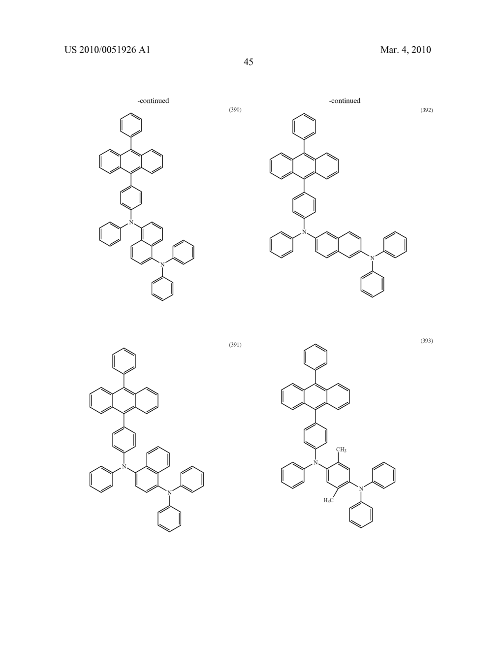 Anthracene Derivative, Material for Light-Emitting Element, Light-Emitting Element, Light-Emitting Device, and Electronic Appliance - diagram, schematic, and image 93