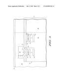 PACKAGE DEVICE HAVING CRACK ARREST FEATURE AND METHOD OF FORMING diagram and image