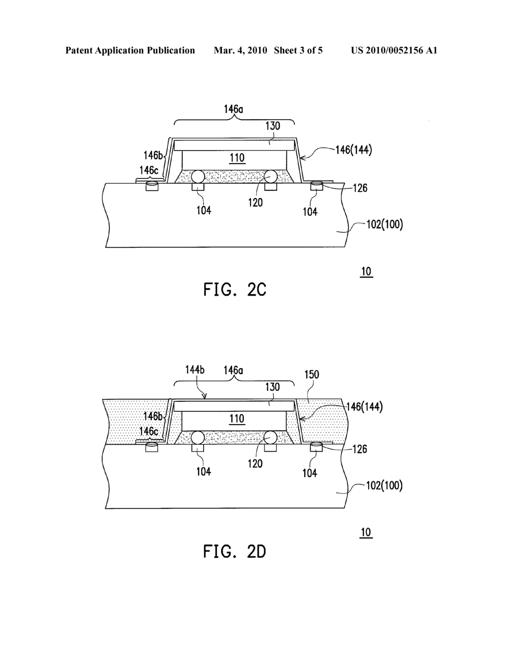 CHIP SCALE PACKAGE STRUCTURE AND FABRICATION METHOD THEREOF - diagram, schematic, and image 04