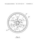 BICYCLE WHEEL ASSEMBLY HAVING DISSIMILAR LATERAL SPOKE LACINGS diagram and image