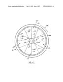 BICYCLE WHEEL ASSEMBLY HAVING DISSIMILAR LATERAL SPOKE LACINGS diagram and image