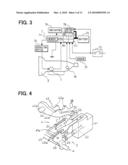 Position detecting apparatus having electric motor and method for detecting position diagram and image