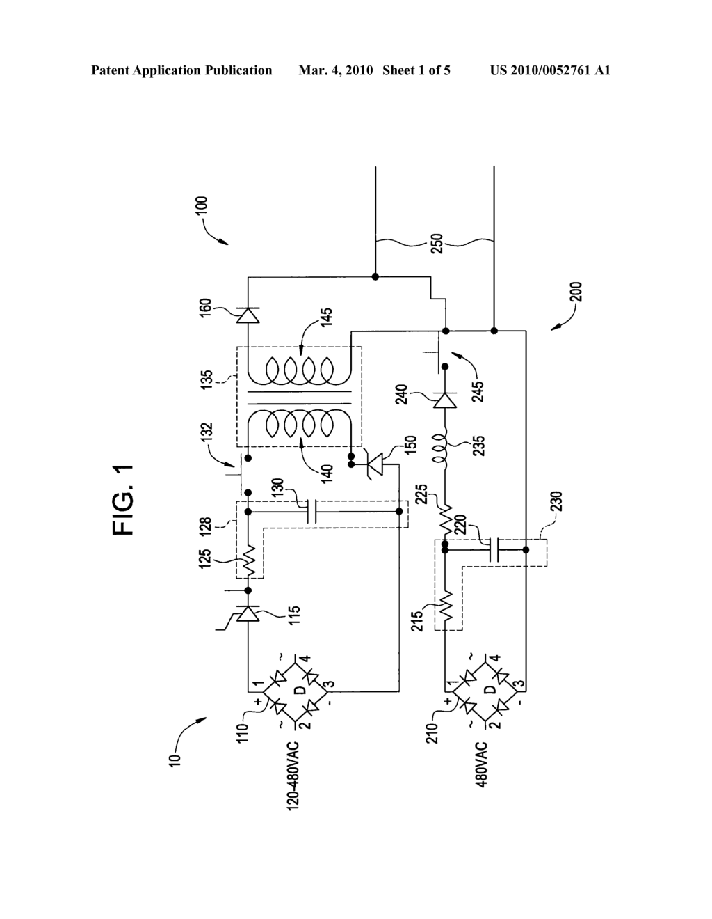 DUAL POWER SOURCE PULSE GENERATOR FOR A TRIGGERING SYSTEM - diagram, schematic, and image 02