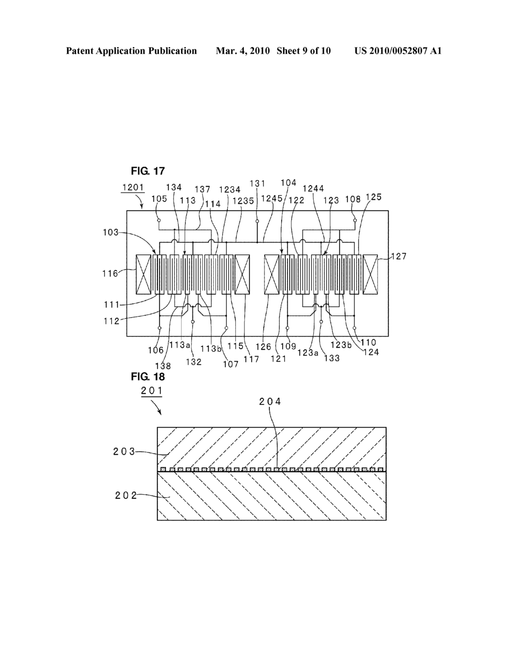 ACOUSTIC WAVE FILTER DEVICE - diagram, schematic, and image 10