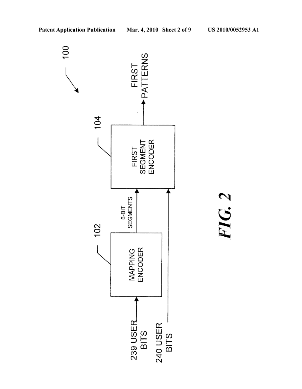 PROVIDING RUNNING DIGITAL SUM CONTROL IN A PRECODED BIT STREAM USING PRECODER AWARE ENCODING - diagram, schematic, and image 03