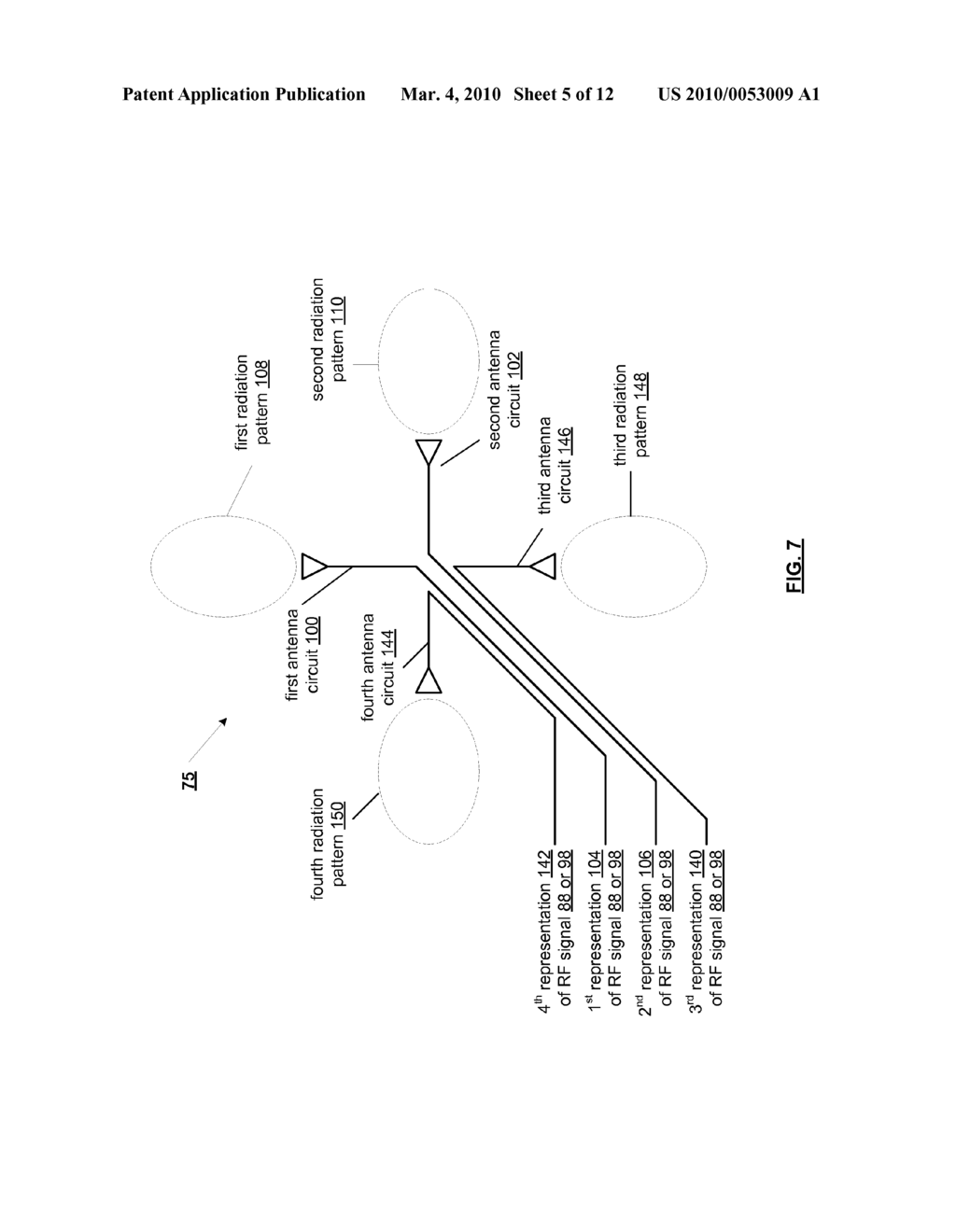 MULTIPLE FREQUENCY ANTENNA ARRAY FOR USE WITH AN RF TRANSMITTER OR RECEIVER - diagram, schematic, and image 06