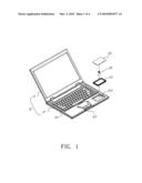 NOTEBOOK COMPUTER WITH FORCE FEEDBACK FOR GAMING diagram and image