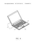 NOTEBOOK COMPUTER WITH FORCE FEEDBACK FOR GAMING diagram and image