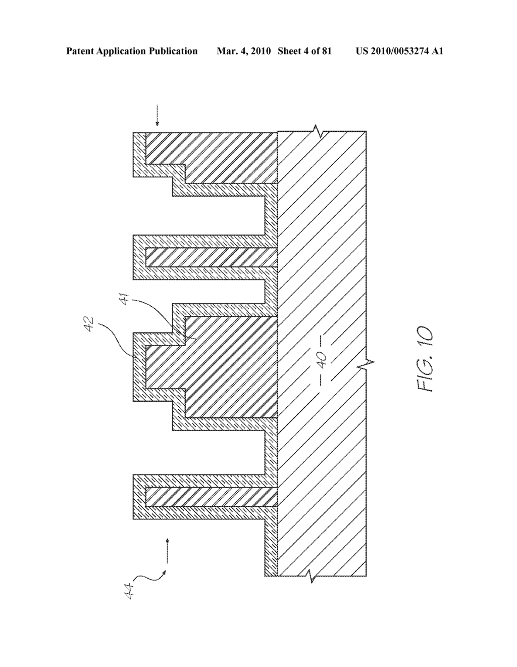 INKJET NOZZLE ASSEMBLY HAVING RESISTIVE ELEMENT SPACED APART FROM SUBSTRATE - diagram, schematic, and image 05