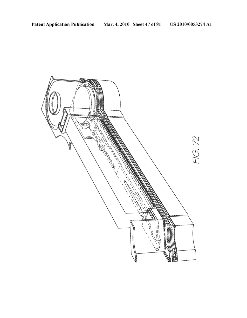 INKJET NOZZLE ASSEMBLY HAVING RESISTIVE ELEMENT SPACED APART FROM SUBSTRATE - diagram, schematic, and image 48