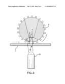 System and method to illuminate and image the inside diameter of a stent diagram and image