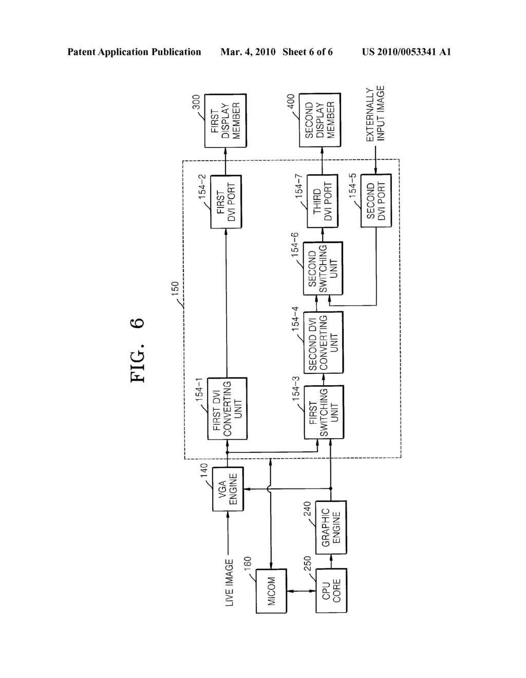 VIDEO PRESENTING SYSTEM HAVING OUTPUTS FOR DUAL IMAGES - diagram, schematic, and image 07