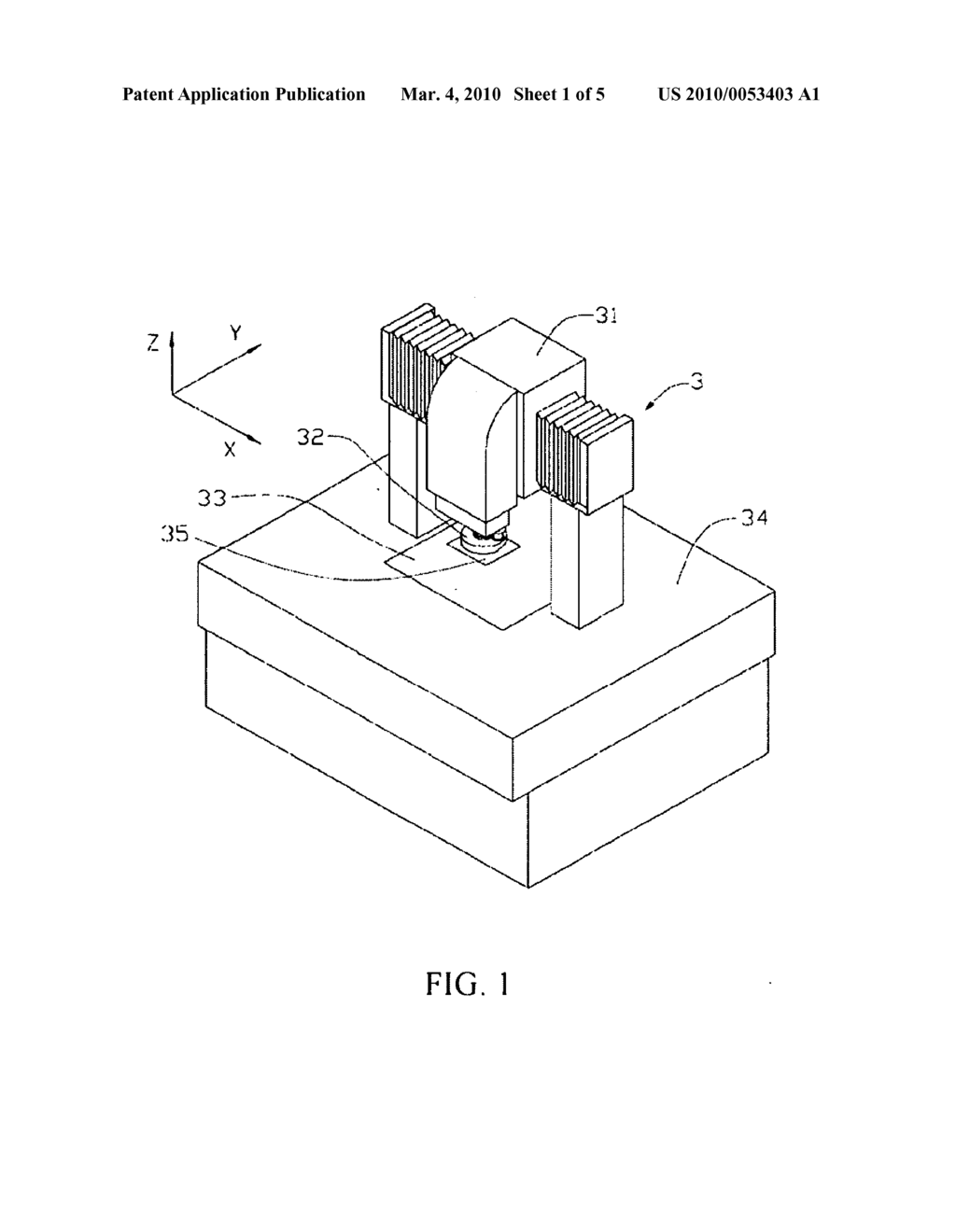 SYSTEM AND METHOD FOR POSITIONING A PORTION OF AN OBJECT TO BE MEASURED - diagram, schematic, and image 02