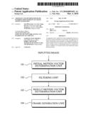 Apparatus and method for frame interpolation based on accurate motion estimation diagram and image