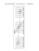 Apparatus and method for frame interpolation based on accurate motion estimation diagram and image