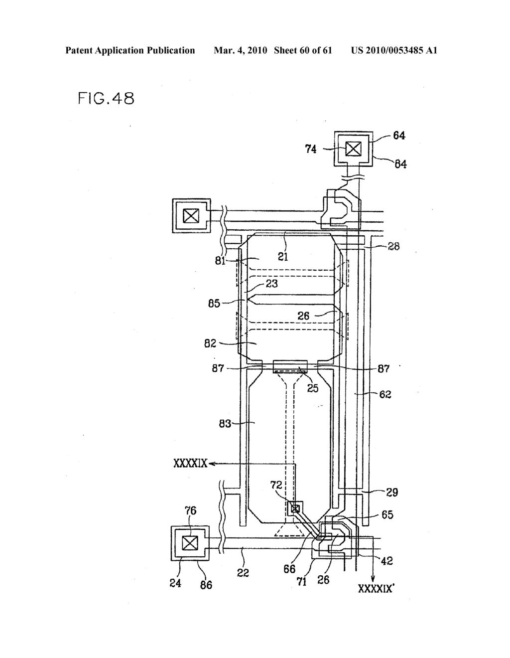 LIQUID CRYSTAL DISPLAY AND METHOD FOR FABRICATING THE SAME - diagram, schematic, and image 61