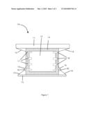 Reinforced Retractable Projection Screen with a Tab Tensioning System and a Border diagram and image