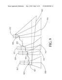 Light distribution board having multiple light gratings each with many arciform lenses diagram and image