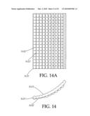 Light distribution board having multiple light gratings each with many arciform lenses diagram and image