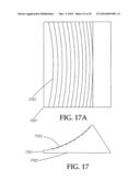 Light distribution board having multiple light gratings each with many arciform lenses diagram and image