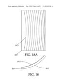 Light distribution board having multiple light gratings each with many arciform lenses diagram and image