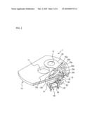 SECTOR BLADE DRIVING APPARATUS diagram and image