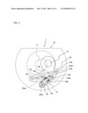 SECTOR BLADE DRIVING APPARATUS diagram and image