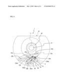 SECTOR BLADE DRIVING APPARATUS diagram and image