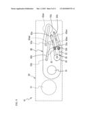 SECTOR BLADE DRIVING APPARATUS diagram and image