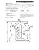 GAS TURBINE ENGINE COMPONENT HAVING DUAL FLOW PASSAGE COOLING CHAMBER FORMED BY SINGLE CORE diagram and image