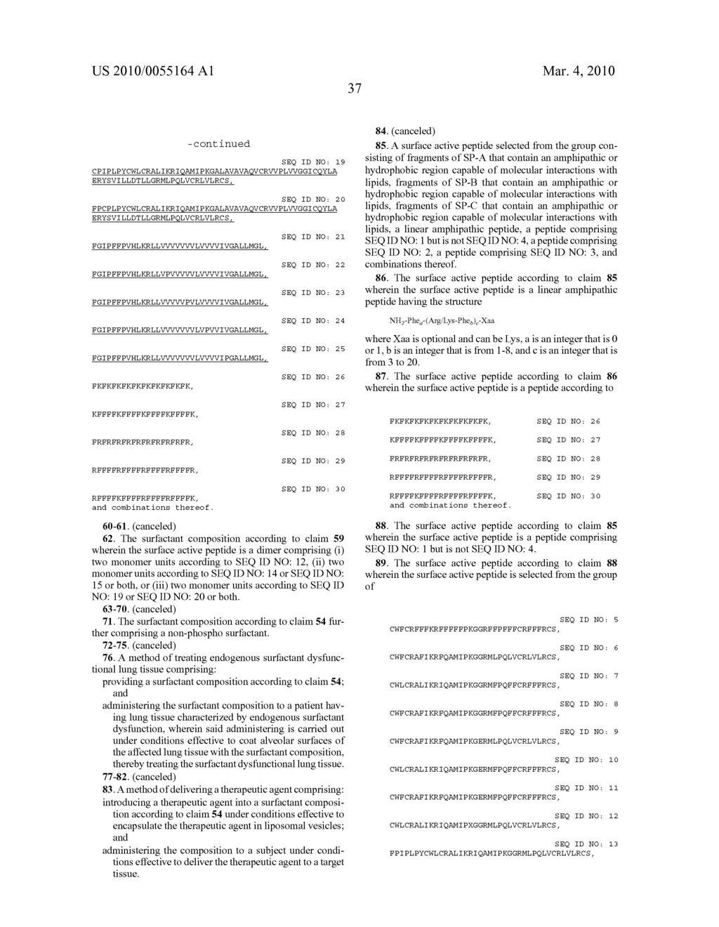 SYNTHETIC LUNG SURFACTANT AND USE THEREOF - diagram, schematic, and image 44